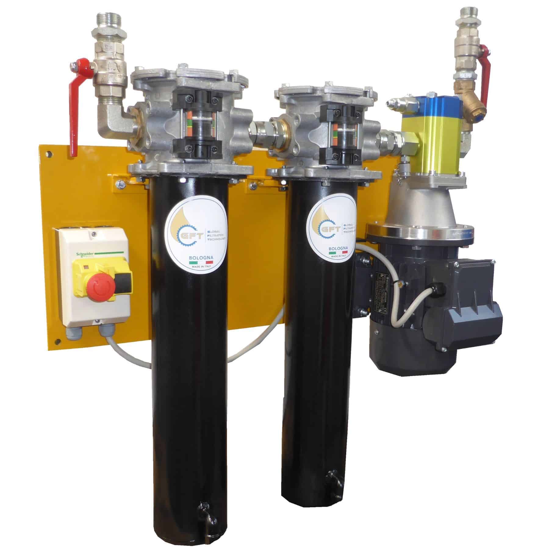 Hydraulic Defender 56 per filtrazione continua di oli idraulici fino a 3000 litri
