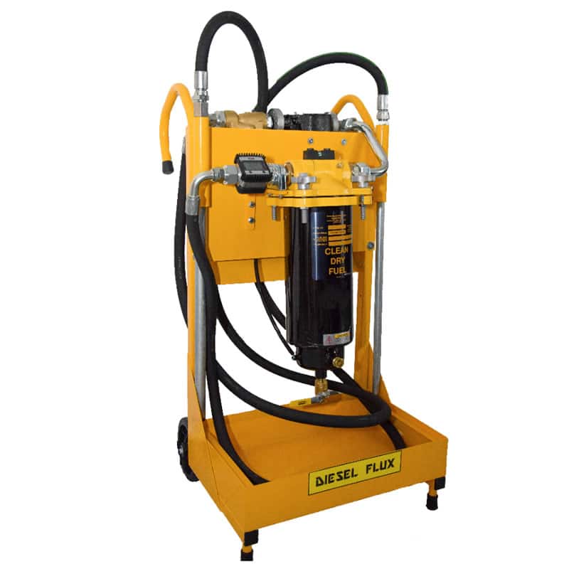 Carrello per filtrazione gasolio Diesel Flux 79, efficiente e facile da trasportare