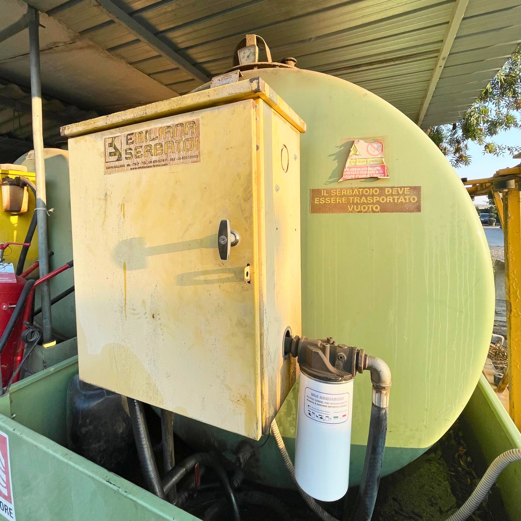 Filtro per gasolio con capacità di assorbimento acqua e filtrazione a 10 o 25 micron