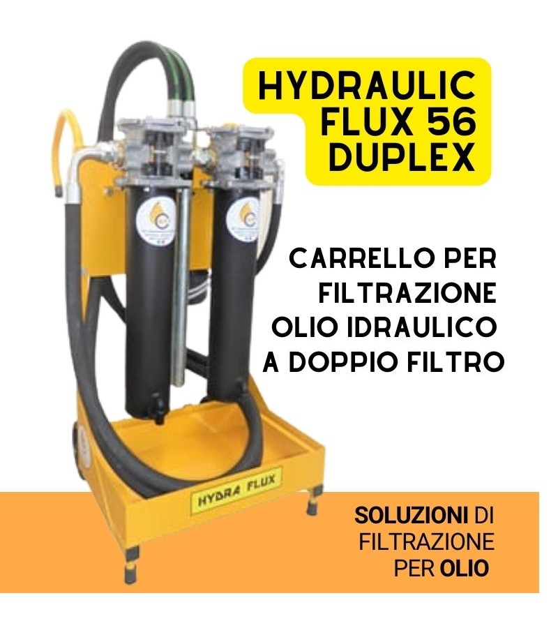 Tecnologia Hydraulic Flux per il trattamento e la filtrazione industriale dell'olio
