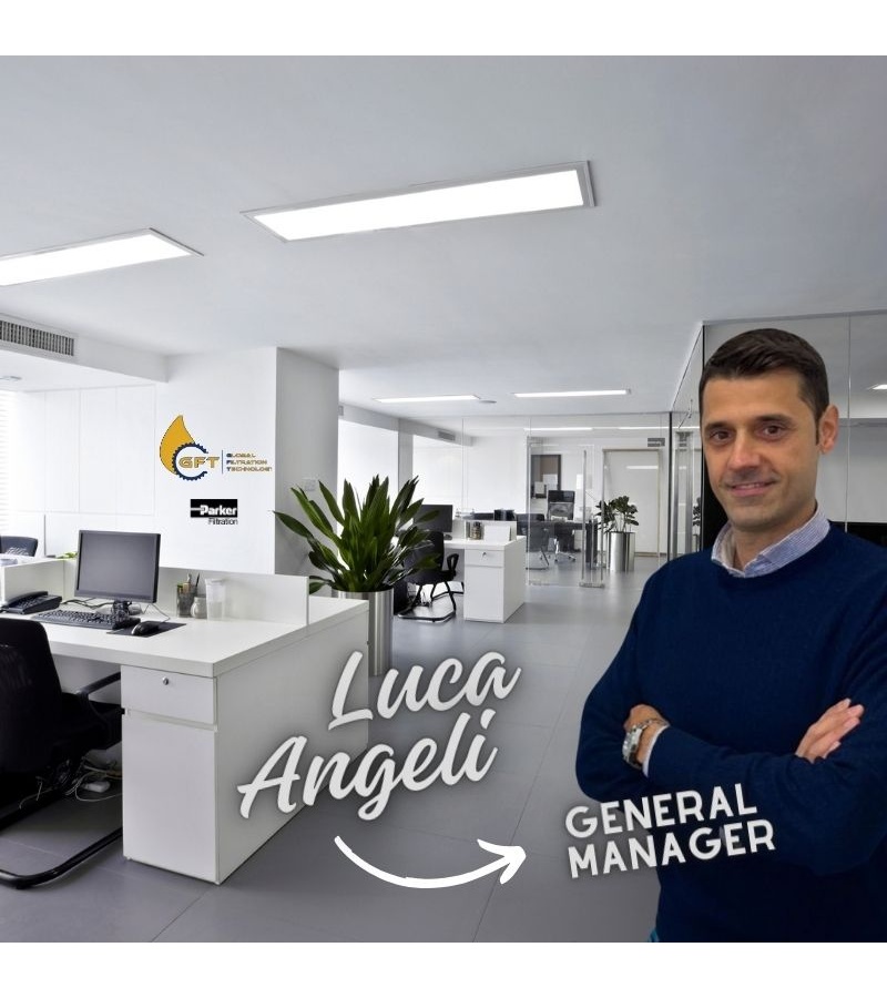 Luca Angeli, General Manager di GFT Filtrazione nel reparto consulenza aziendale